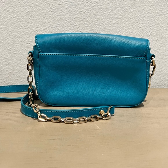 Tory Burch Robinson Chain Mini Crossbody Electric Eel - Picture 2 of 7